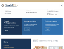 Tablet Screenshot of dentalcity.com.pl
