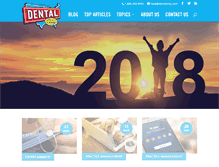 Tablet Screenshot of blog.dentalcity.com